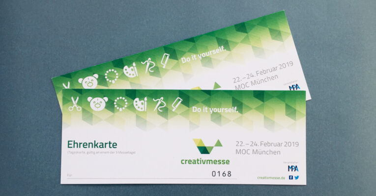 Gewinne 2 Freikarten für die Creativmesse in München