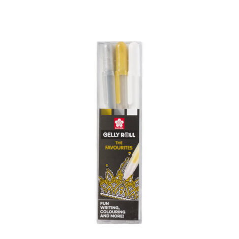 Gelly Roll Gold / Silver / White – Set of 3